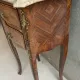 Louis XV style bedside table in marquetry with a top m