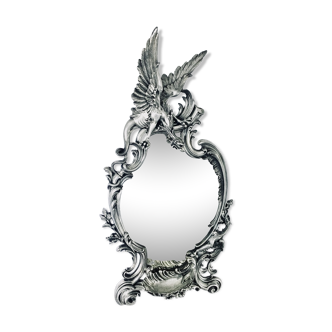 Silver Bronze Mirror Napoleon III