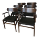 Ensemble complet de chaises de salle à manger CH 26 Wegner