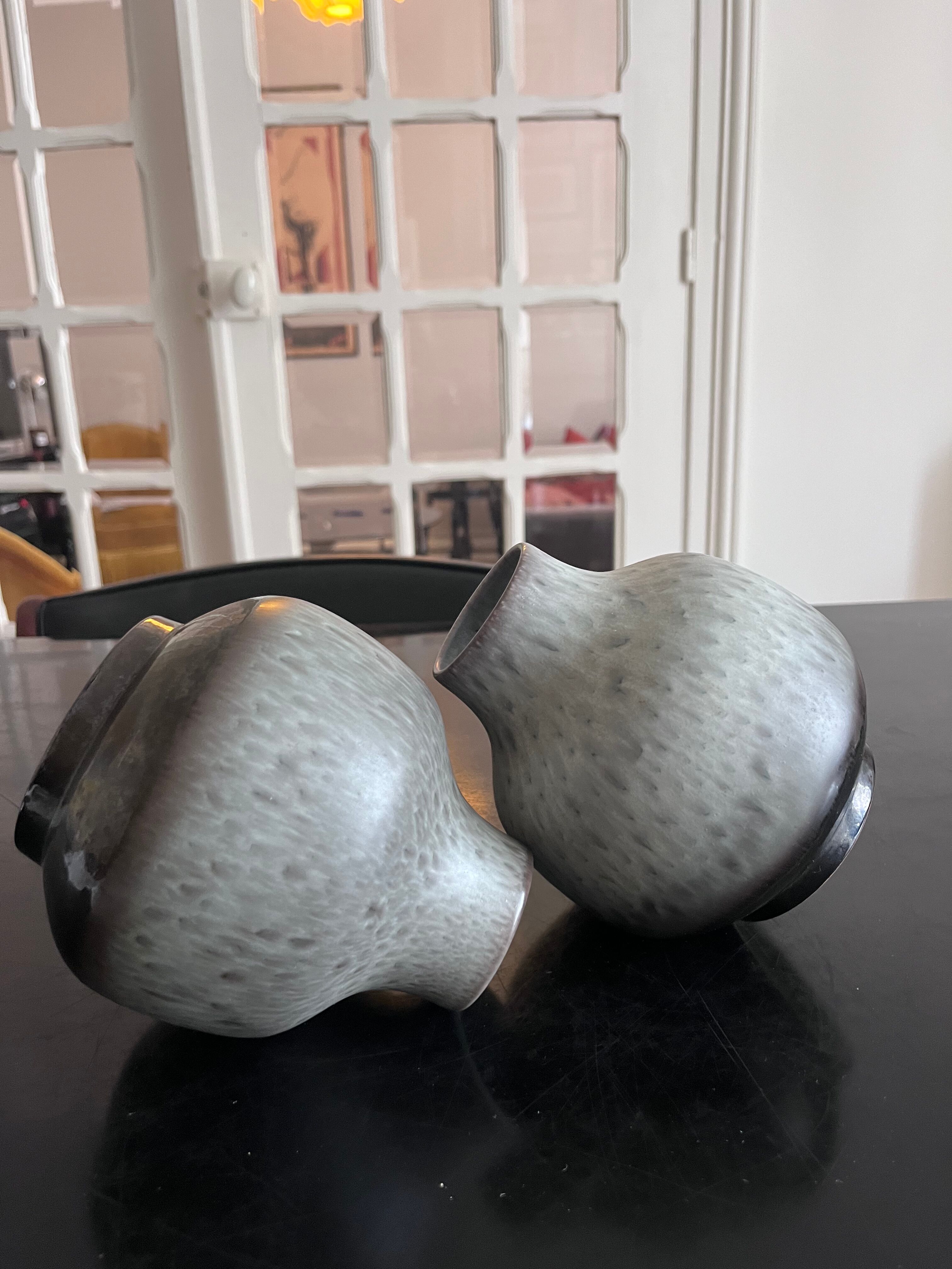 Pair of ceramic vases