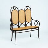 Thonet bench vienna straw Long John sofa, Vienna 1920s