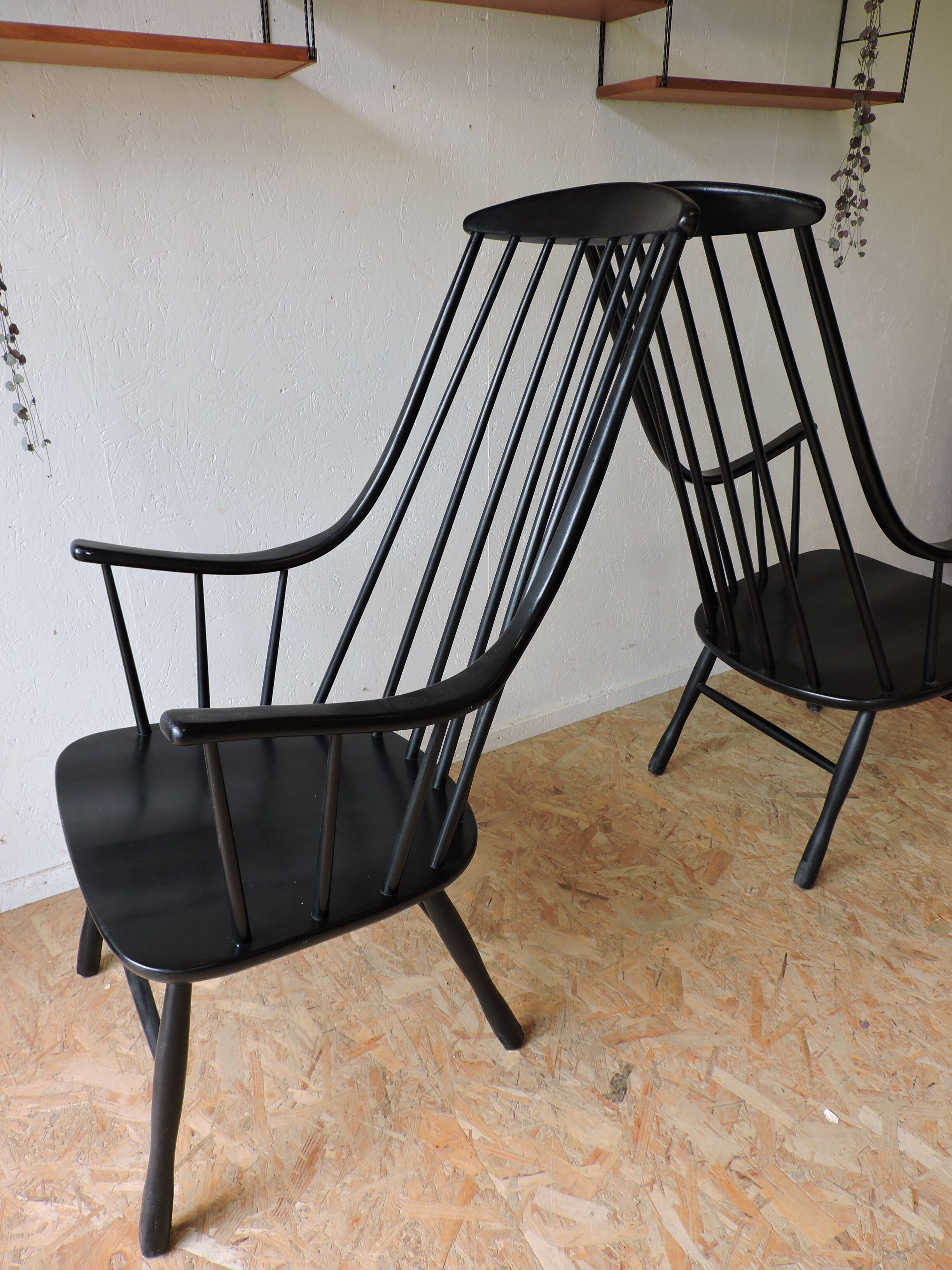 Pair of armchairs "Grandezza" Lena Larsson of the 1960s