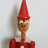 Jouet en bois Pinocchio vintage