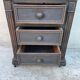 Small occasional console bedside cabinet in old Napoleon oak