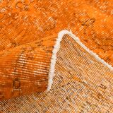 6x9 Pumpink orange vintage rug 181x287Cm SK 3400