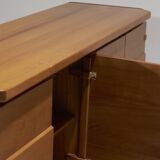 Solid elm sideboard, 1970s