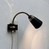 Modern mid-century wall lamp with a swan neck by Aris, Finland, 1950s