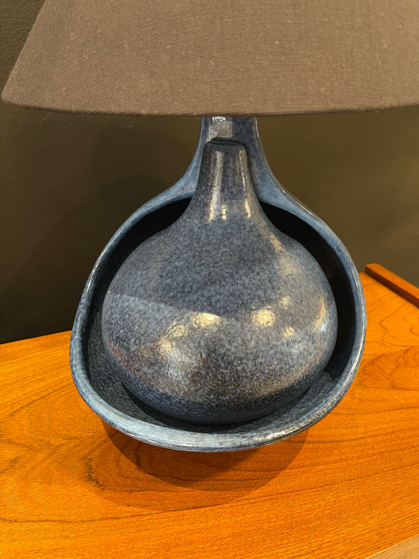 Ceramic lamp by Fred and Andrée Stocker 1960