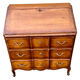 Secretary desk called "scriban" in Louis XV style made of fruitwood.