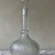 Frosted glass carafe