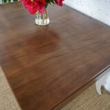 Dining table with art deco extensions revamped curved legs