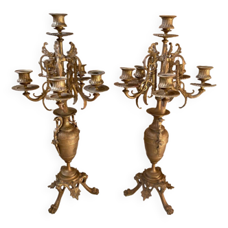 Bronze candelabra