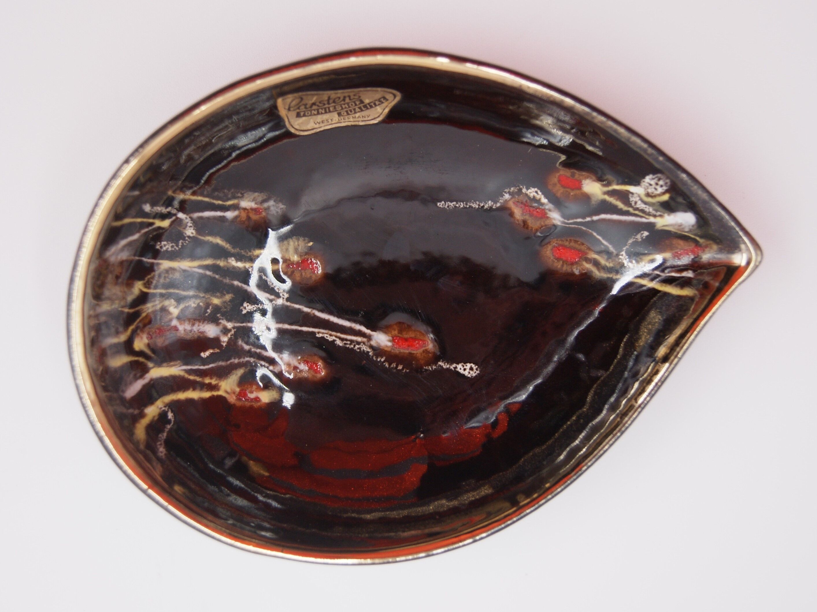 Vintage Carstens Germany ceramic pocket trays