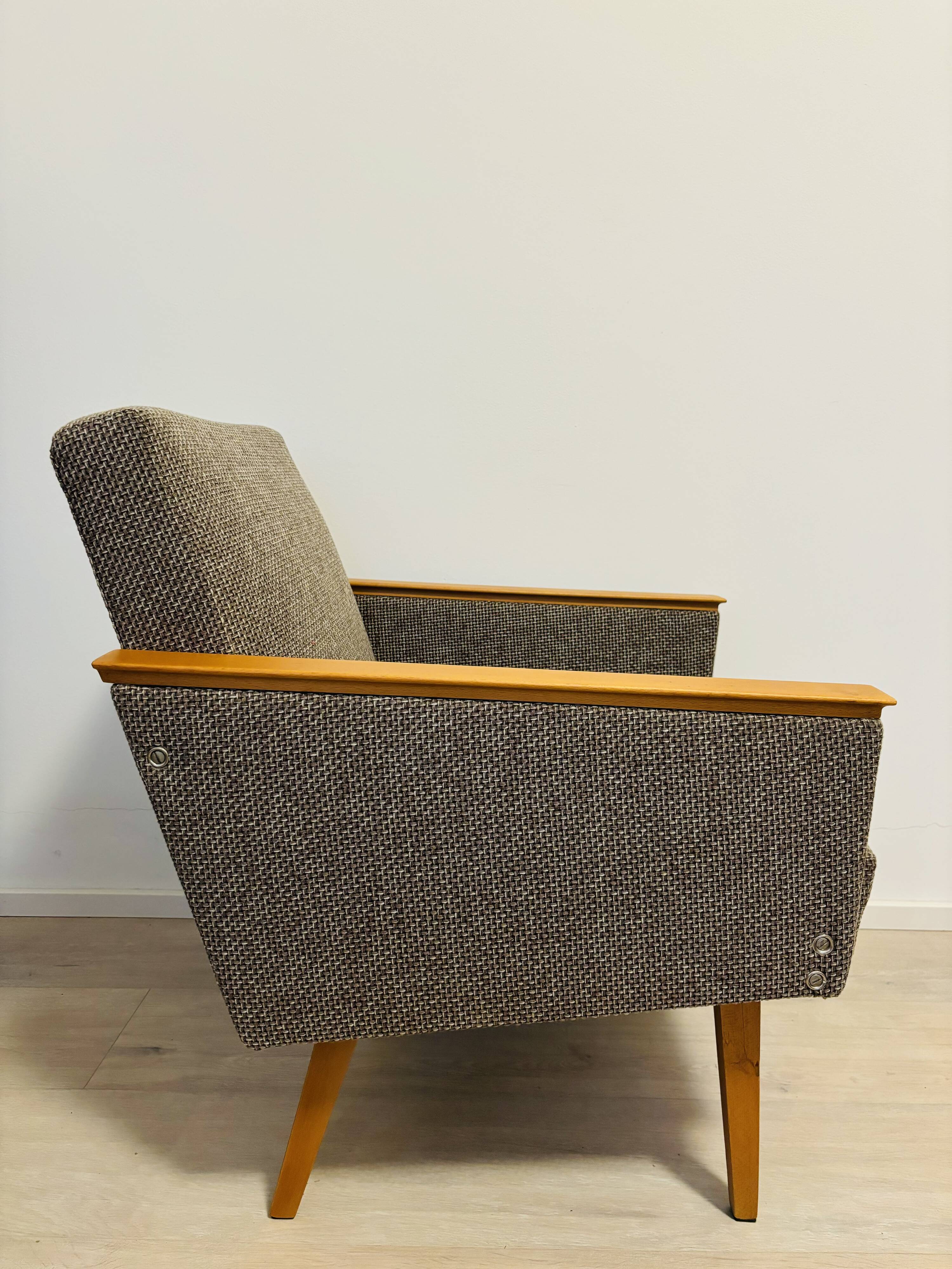 Vintage Lounge Armchair from Czechoslovakia 1970’s