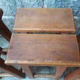 4 pine mountain style stools