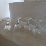 4 verres à liqueur anciens
