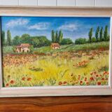 Countryside landscape painting