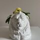 Ceramic lion planter