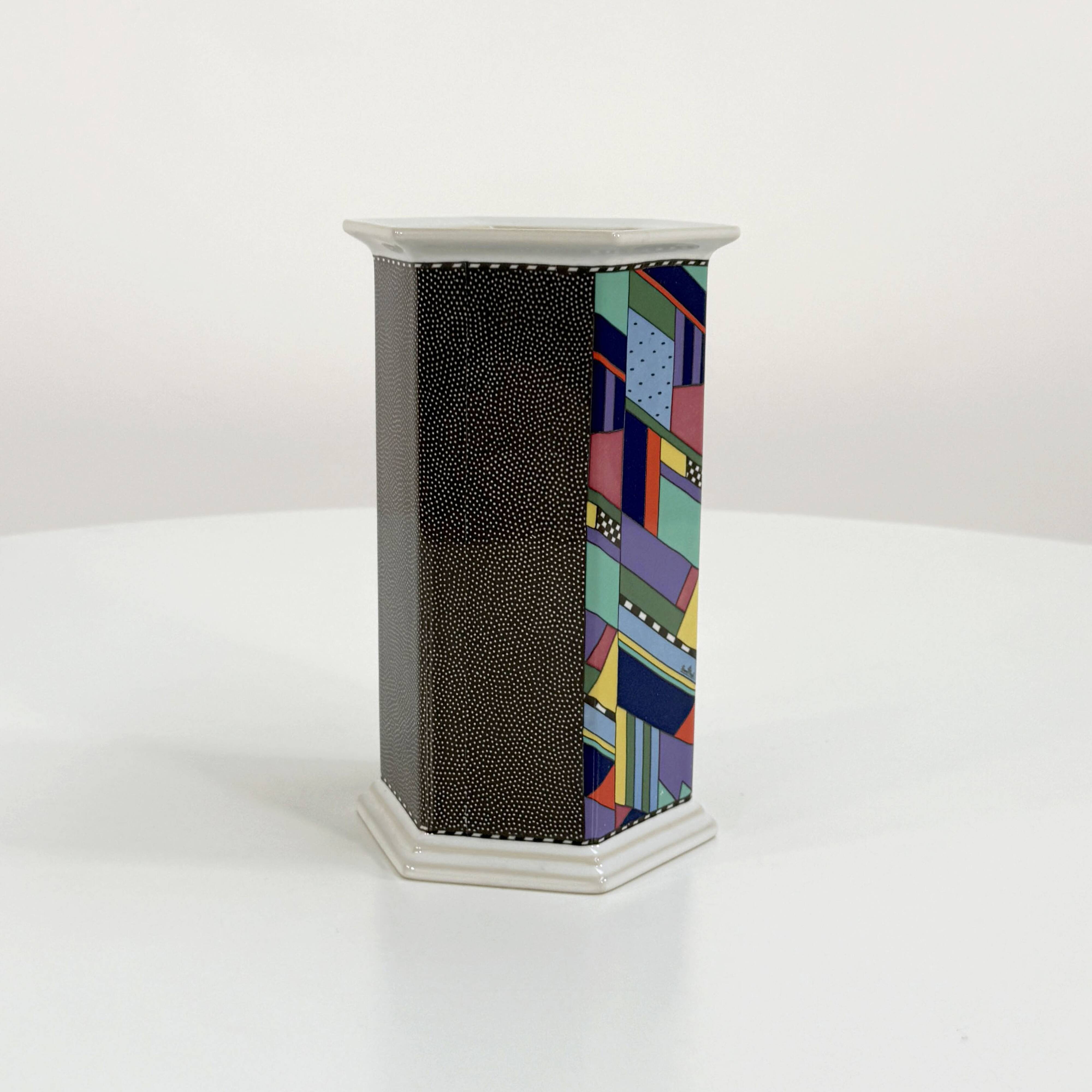 Scenario Metropol Vase by Barbara Brenner for Rosenthal, 1990