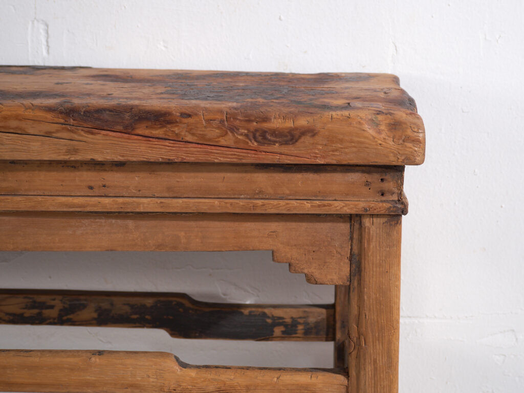 Chinese console table in old elm – Shanxi, circa 1890
