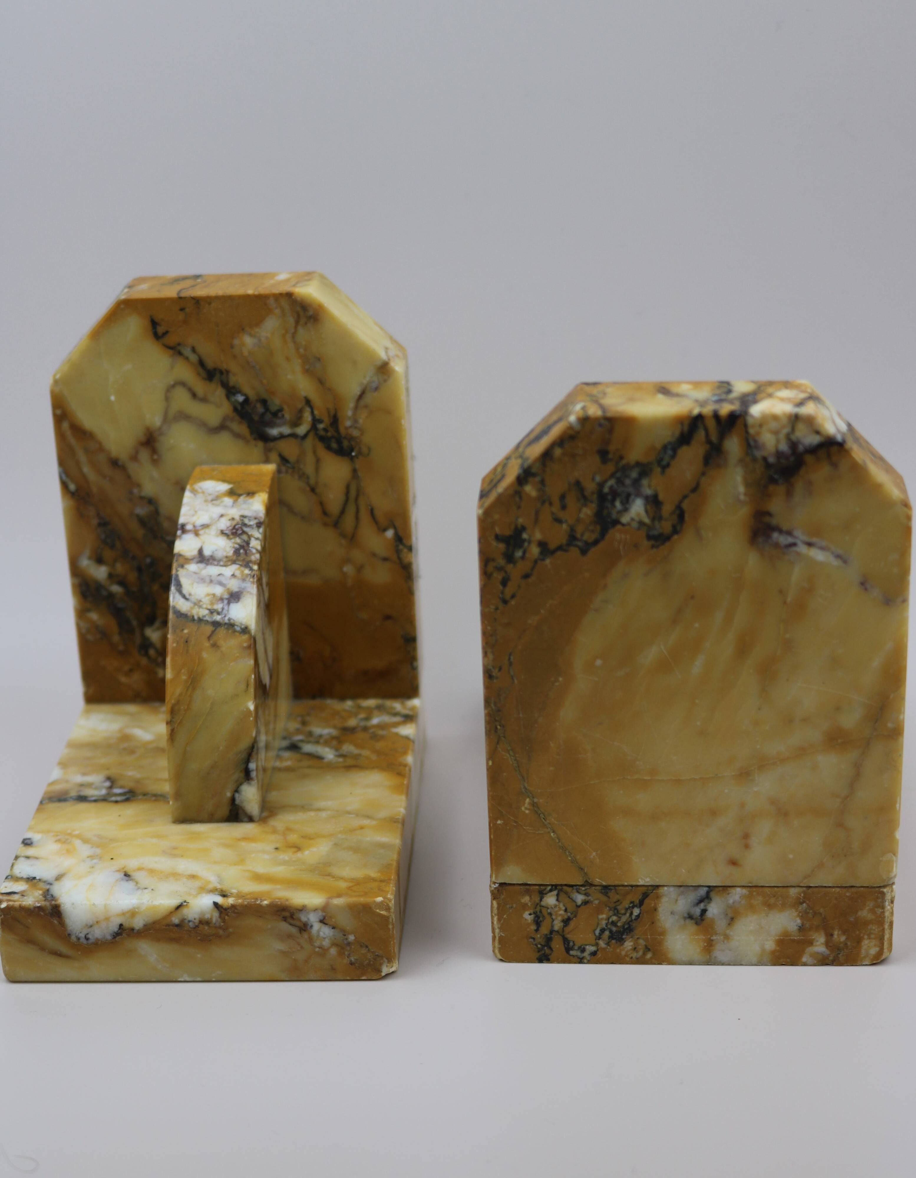 Pair of Marble Bookends