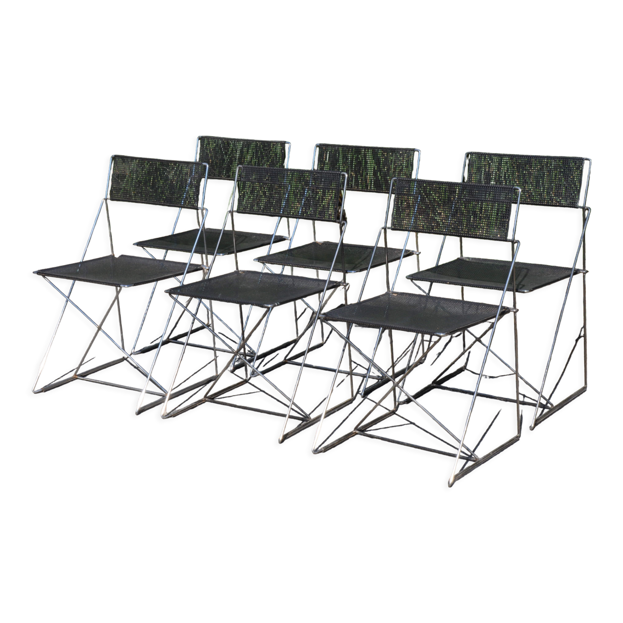Nuova x line omli chairs by Niels Jørgen Haugesen