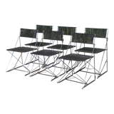 Nuova x line omli chairs by Niels Jørgen Haugesen