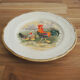 Old ceramic rooster plate – Primula Italy