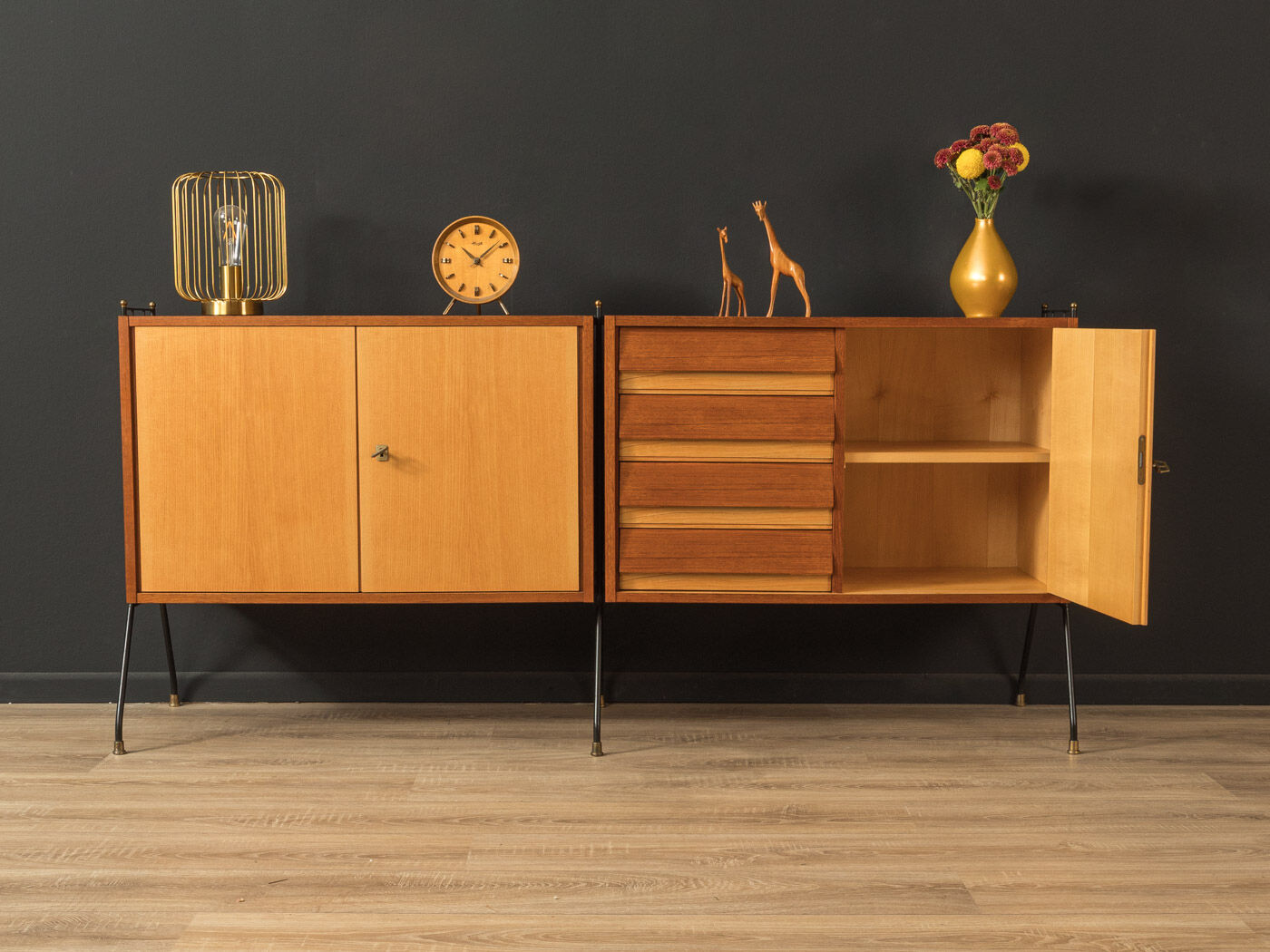 Long sideboard, 1950s