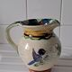 Pitcher glazed earth jug