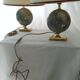 Pair of French 70s lamps Philippe Barbier style