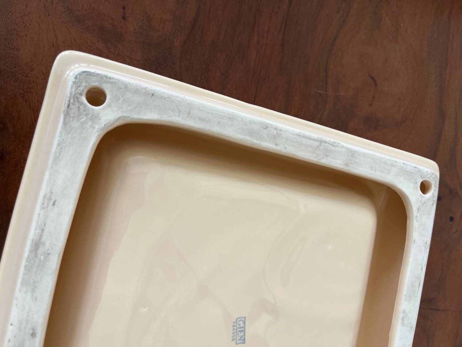 Grand cendrier faïence gien