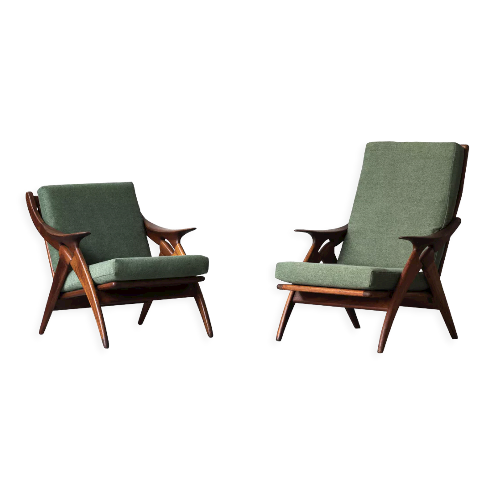 Ensemble de fauteuils de De Ster Gelderland, design hollandais des années 1960