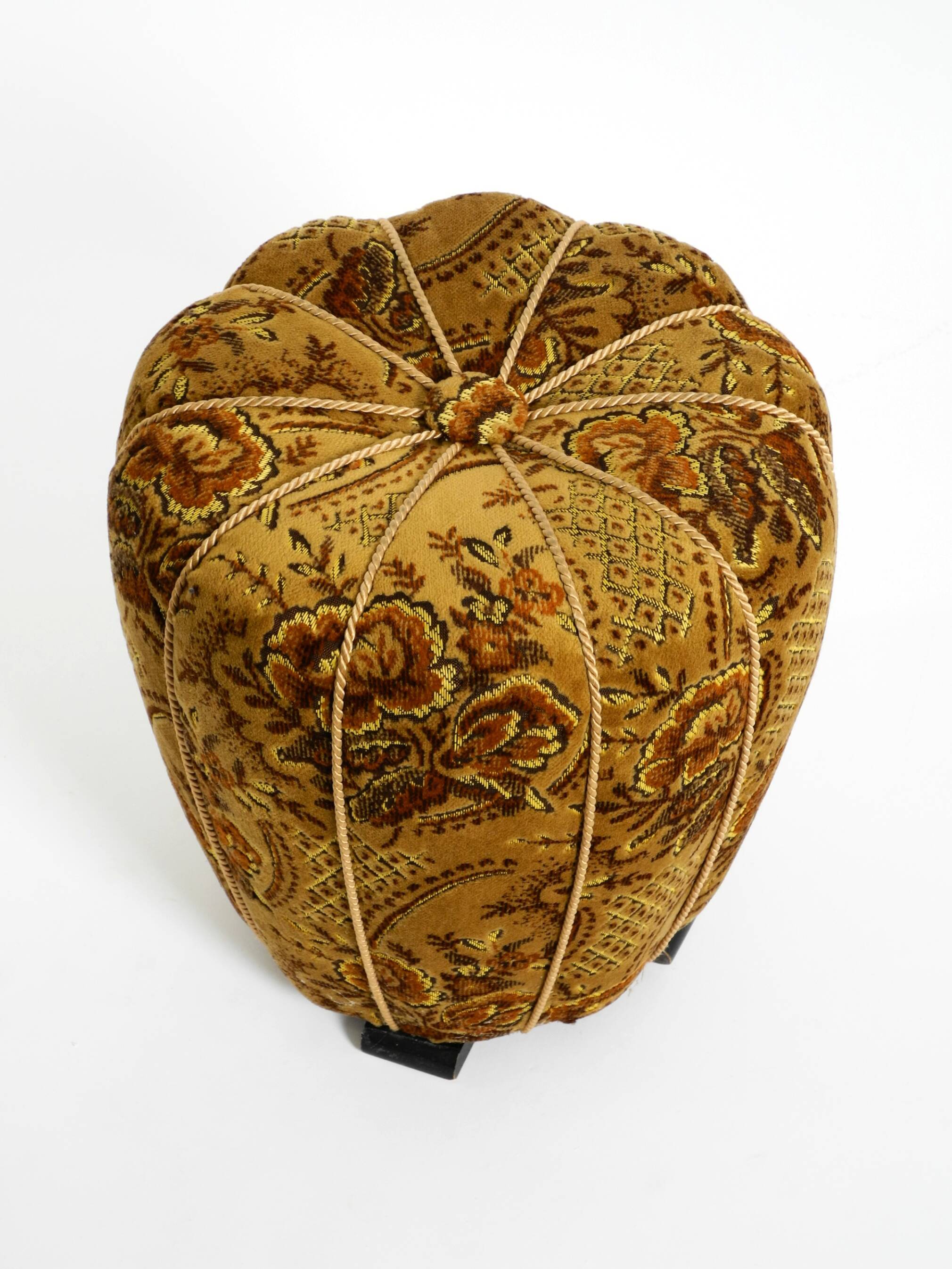Original Pouf Stool by Jindrich Halabala from 1958 | Art Deco Bauhaus