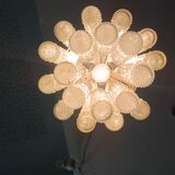 Set of Murano glass light fixtures by Venini 1970s