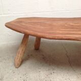 Tree trunk coffee table 1970