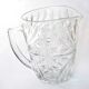 Molded glass pitcher