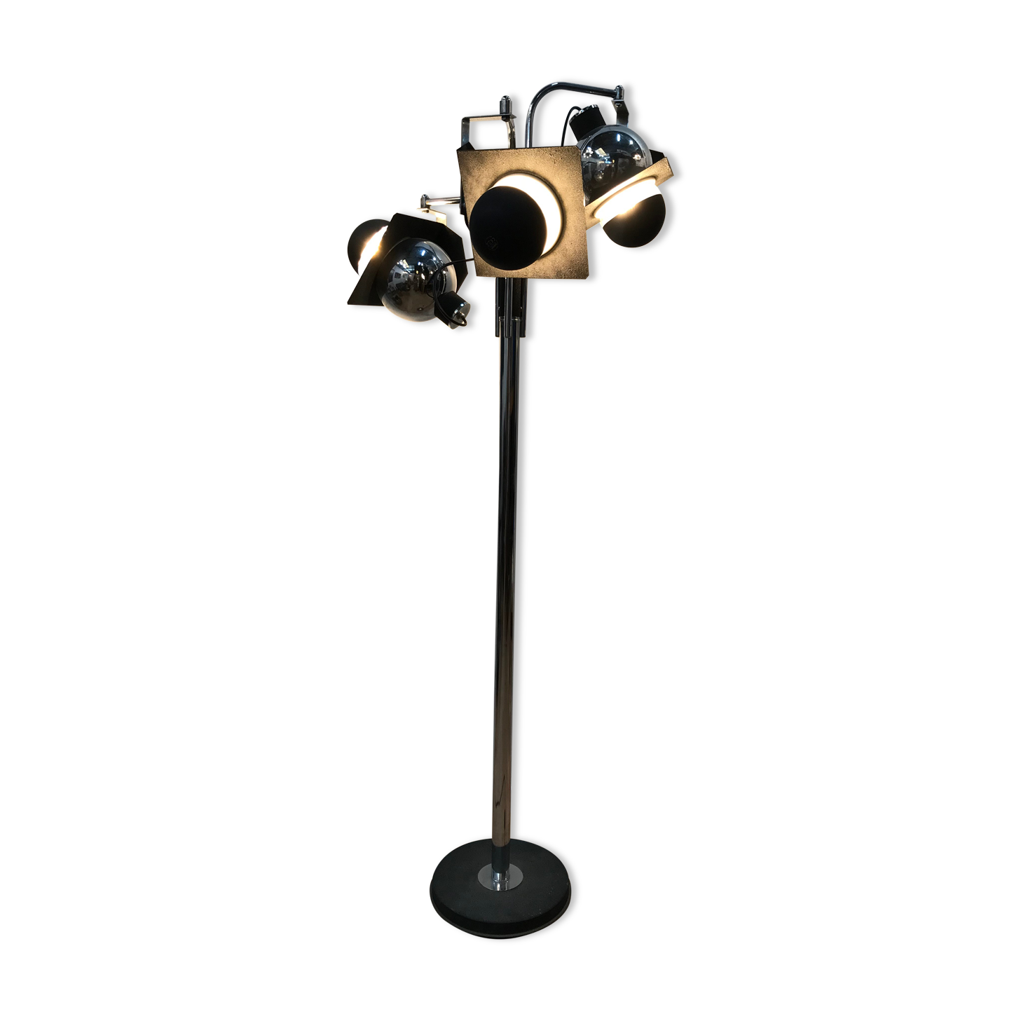 Vintage industrial floor lamp