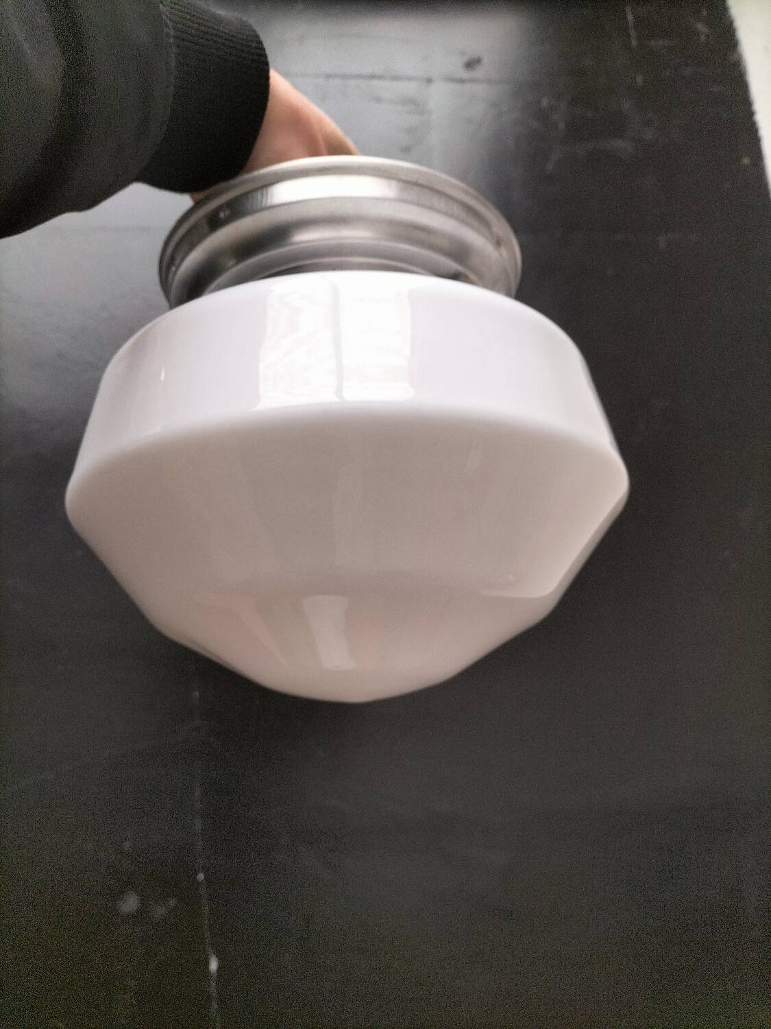 Opaline glass ceiling light