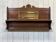 English walnut shelf from the early 20th century.