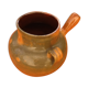 Vallauris Ancient Toupin No.10 Glazed Terracotta