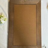 Vintage copper wooden mirror