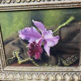 Oil on canvas signed "Catleya" old