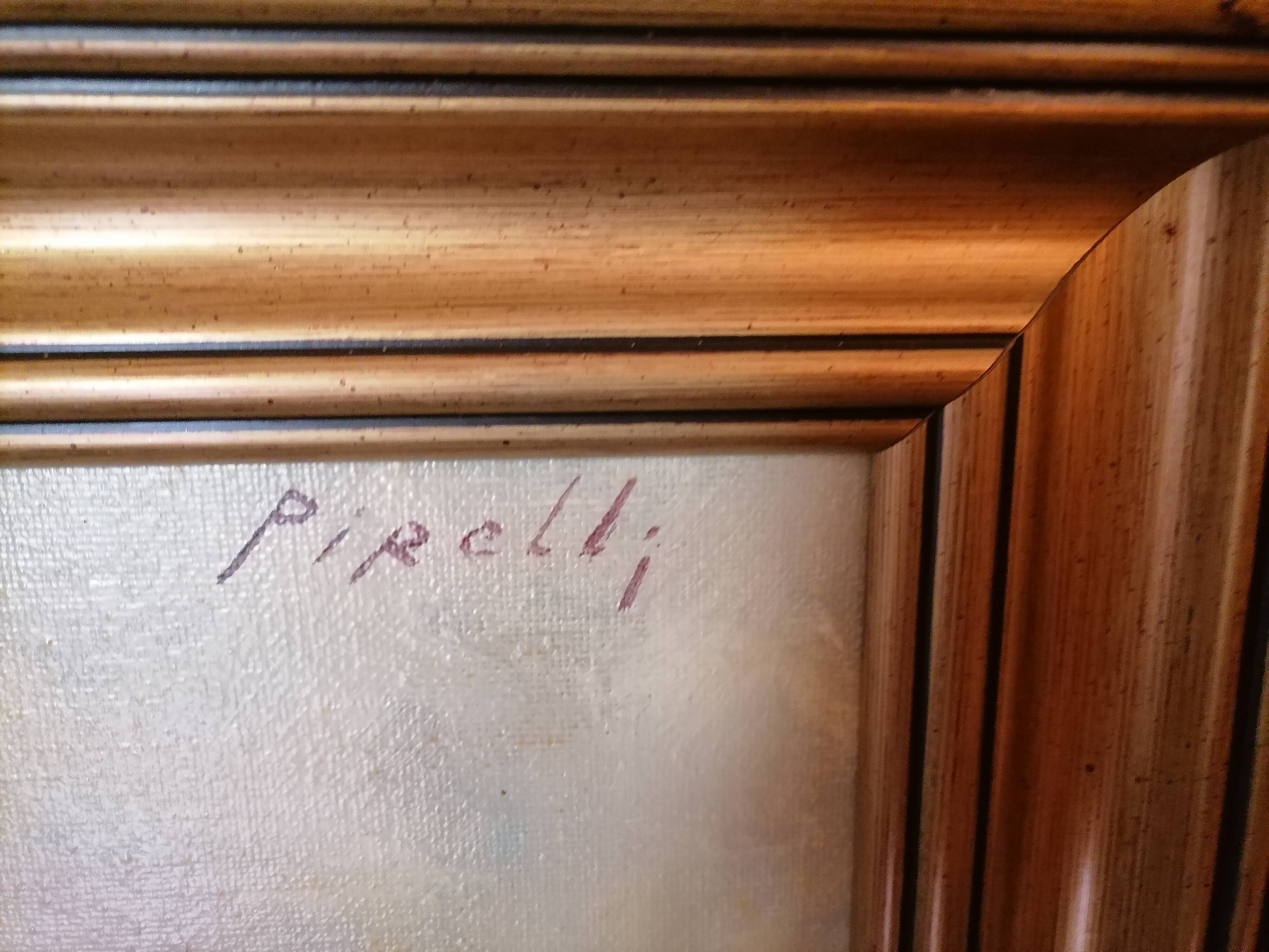 Pirelli framed painting