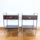 Functionalist bedside tables