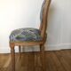 Chaise de style Louis XVI médaillon