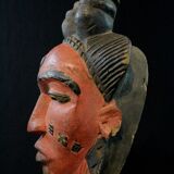African Art - Authentic Baoulé Protective Passport Mask - 27 cm