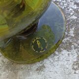 Outdoor photophore in bubbled glass by Verrerie du Marais