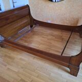 Lit Louis Philippe 140 x 190 bois massif