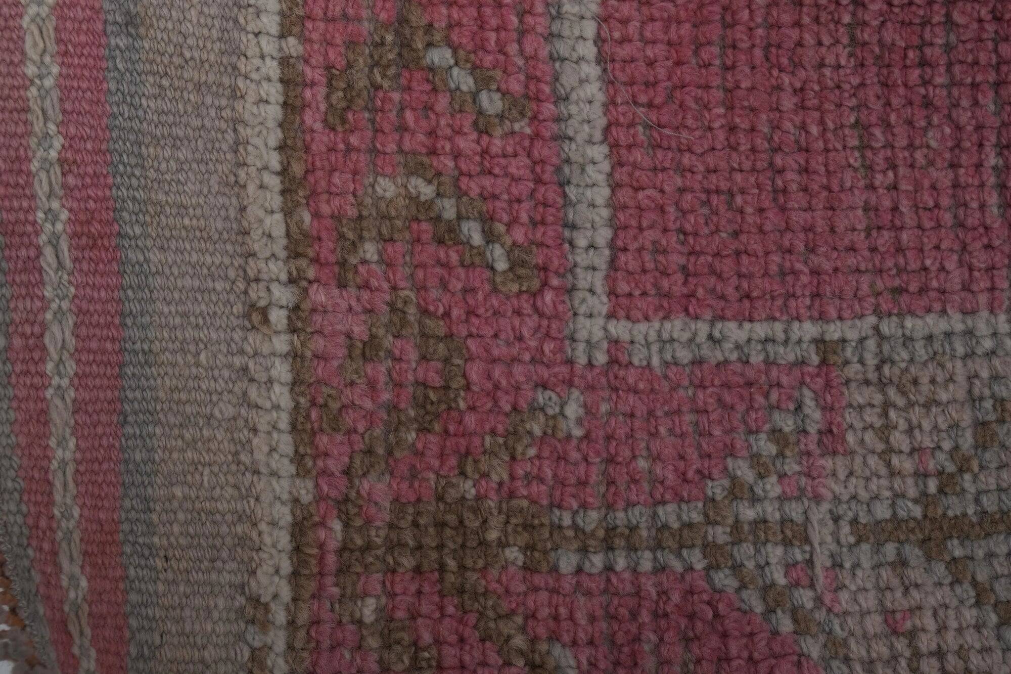 Vintage Turkish hallway rug 99x385 cm